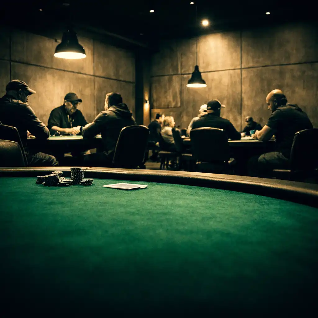 Dedicated poker room in Bunbury with real poker tables and face-to-face play